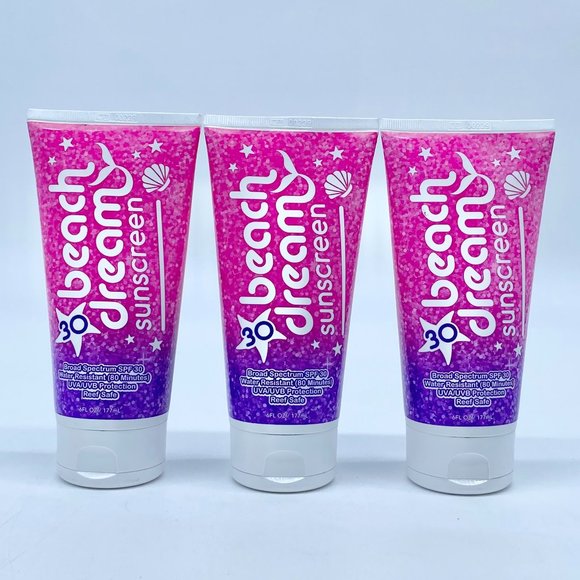 Beach Dream Sunscreen Broad Spectrum SPF 30 - 6 fl. oz. - (3 Bottles) - Picture 1 of 4
